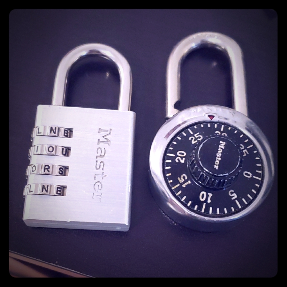 One Master Lock from a Choice of 2